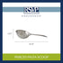 RSVP International Endurance Kitchen Collection, Pierced Straining Tools, Pasta Scoop, 18/8 Stainless Steel