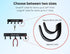 Husky Key Holder & Dog Leash Hanger for Wall, Large 9 inch Wide with 5 Hooks