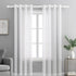 Heavy Duty Curtain Rods for Windows: 1 Inch Adjustable White Curtain Rods for 28 to 48 Inch Windows
