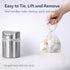 JILLICK 1.6 Liter/0.4 200 Count Countertop, Mini Trash Bags Gal- Tiny Clear Trash Can Liners for Desktop, Makeup