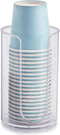 LoveBB Bathroom Cup Dispenser, Clear 3oz-5oz Small Disposable Paper Cups Holder for Bathroom Vanity