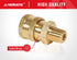 YAMATIC Pressure Washer Fitting, 1/4" Male Npt to 1/4" Socket, Quick Connect Coupler for 5000 PSI Pressure Washer