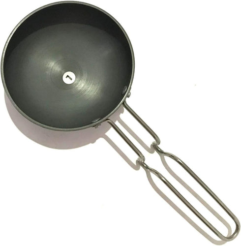 SHRIYA Mini Tadka Pan - Large Aluminium Fry Pan for Spice Heating, Saag Dal, Kadhi, Dhokla, Vaghariya