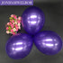 Jonhamwelbor Dark Purple Balloons 12 inch, 100 Pack Deep Royal Purple Latex Balloons for Party Decorations