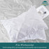 King Pillow Shams Set of 2, Pinch Pleated White Pillow Shams, 20x36, 100% Egyptian Cotton