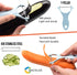 5 in 1 Mandoline Slicer for Kitchen, Blue Vegetable Slicer Multi Blade, Veggie Shredder, Potato Chip Cutter, Julienne