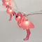 SUNSGNE Pink Flamingo String Lights, Cute Fun Decor for Indoor Home Bedroom Birthday