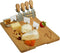 Picnic at Ascot Personalized Monogrammed Laser Engraved Hardwood Board for Cheese &