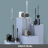 1 Set MR.SIGA Toilet Plunger and Bowl Brush Combo for Bathroom Cleaning, Gray