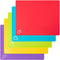 5 Pieces Flexible Plastic Cutting Board Mats, BPA Free Non Slip Cutting Boards for Kitchen, Red, Yellow, Green, Purple,
