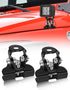 Led Hood Light Mounts - Universal Light Bar Mounting Brackets, Black Stainless Steel Clamp