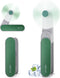 Nezylaf Handheld Mini Fan, 2 Speeds Rechargeable Travel Fan, Portable USB Pocket Fan for Women, Outdoor Essentials