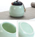 Hoobar Set Set Ceramic Kungfu Tea Travel Tea with Portable Teapot/Teacups/Tea Canister/Tea Tray and Travel Bag,Suitable