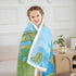 90" 90" Feelyou World Map Sherpa Blanket - Continental Europe Fleece Throw, Ocean Nautical Sea Adventure Plush