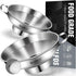 Walfos 2 Pack Stainless Steel Wide-Mouth Funnel with Handle for Wide and Regular Mason Jars, Kitchen Use