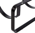 Amazon Basics Tabletop Stackable Metal Wine Rack - 4-Bottle, 3.74"D x 15.75"W x 7.87"H, Black