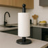 12.5" 6" Countertop Creative Home Natural Marble Upright Paper Towel Holder H Dia | Heavy Weighted Solid Base