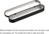 uxcell Metal Tin Box, 2pcs 6.89" x 1.5" x 0.79" Empty Tinplate Containers with Hinged Lids, Black for Home Organizer