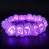Fantasee LED Rose Flower String Lights, Battery Operated Decoration for Wedding, Home, Party, 6.6ft 20 LEDs (Purple)
