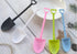 100 PCS Colorful Plastic Mini Shovel Shape Spoons, 4.8 Inch Ice Cream Spoon for Dessert & Yogurt