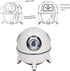 Space Capsule Humidifier, 220ml USB Ultrasonic Cool Mist with 7 Colors Light for Home Office Car (White)