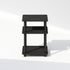3-Tier Closet, Furinno Turn-N-Tube Night Stand, Nightstand with Open Shelf, Bedside Table, End Table, Side Table