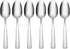 Oneida H084006D Aptitude Everyday Flatware Dinner Spoons, Set of 6, 7.1" L x 1.5" W