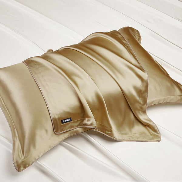 Copper Pillowcase with 100% Copper Oxide Fiber, Silk Like Soft Pillow Cover (18.5 in × 27.5 in), Prevents Crow's Feet &