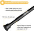 3Pcs 11 17 Inch KXLife Spring Tension Rod to Adjustable Length for Kitchen Small Basement Window, Tension Bars