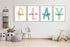 Baccone Set 4 8x10 Inch Kids Playroom Wall Art Playroom Wall Decor Kids Play Canvas Wall Art Play Sign Pictures Toddler