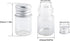 Mini Glass Bottles with Screw Caps 5ml 24 Sets Aluminum Top Metal Lids 5 Milliliter Tiny Vials Small Jars DIY Storage Art Craft Decor