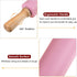 17 Inch HARFINGTON Silicone Rolling Pins for Baking Wooden Handle Non Stick Rolling Pin Small Roller Play Dough Rolling
