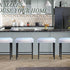 Set 4 Counter Counter Bar Stool Cover Rectangle of Velvet Stretch Height Bar stools Slipcovers Saddle Stool Slipcover