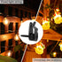 Clips,Black,50 Pack GEZIDEA String Light Hanger Hooks,Screw in Hooks for Hanging Christmas Light,Led Fairy Led Light