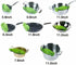 2 Pcs Silicone Clip on Strainer, Fits All Pots and Bowls for Pasta, Meat, Vegetables, and Fruit