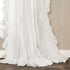 Set, 54" 84" Set Lush Decor Reyna Ruffle Window Curtain Panel Pair, W x L, White - Flowy Curtain - Romantic Ruffle