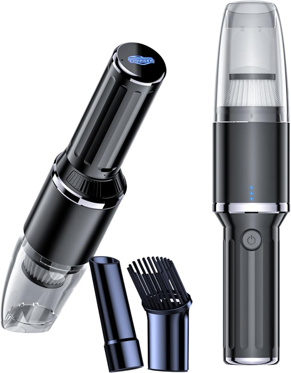 Q&F Tech Handheld Vacuum Cleaner, Wireless Portable Rechargeable for Car, Home & Office, Mini Cordless Vacuum