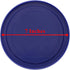 Pyrex 322-PC Blue Round Plastic Mixing Bowl Lid - Made in the USA (Not for Pyrex 7201)