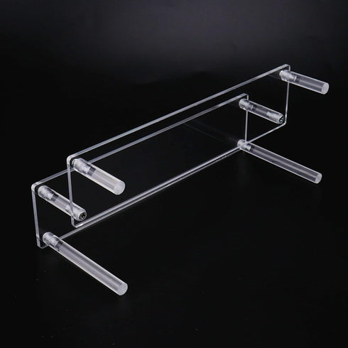 2 3.9-inch T Tulead Tiers Acrylic Riser Rectangular Display Riser Stand Tabletop Clear Display Riser Height Cupcake