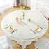 36 inch 1.5mm Multi-Size Dia Round PVC Clear Table Protector Thick Plastic Tablecloth Large Clear Vinyl Table Pad Mat