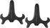 uxcell 2pcs 5" Black Wood-like Plastic Folding Easel Plate Holder for Decorative Picture Frames