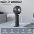 Mini Personal Fan, Handheld, Small Portable, Battery Operated, USB Rechargeable, Black, for Kids, Women, Men, Indoor,