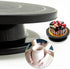 LAMXD 11” Rotate Turntable Sculpting Wheel, Black Painting Turn Table Stand for Paint Spraying & Pouring