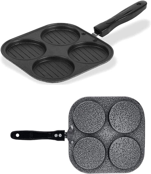 YAD Pancake Pan, Round Omelet Fry Pan, Multicolor Egg Cooker for Multipurpose Cooking