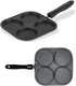 YAD Pancake Pan, Round Omelet Fry Pan, Multicolor Egg Cooker for Multipurpose Cooking