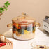 Glass Pot with Cover, Heat Resistant Cooking Pot and Pan with Lid, 1.5L/50 OZ for Pasta, Noodle, Soup