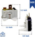6750JA3001C Refrigerator Overload Protector Replacement Part for LG Refrigerators, Replaces EBB44325402 (What's Up?)