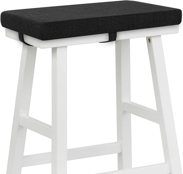 Tromlycs Saddle Stool Cushion Rectangular Bar Stool Seat Cushion Cover Rectangle with