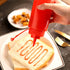 CONDRA FIELD Condiment Sauces Squeeze Bottles, 3Pcs-13.5oz, Leak-Proof Cap for Ketchup, Mustard, Oil