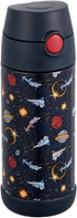 Snug 12oz Insulated Kids Water Bottle with Straw & Spout, Double-Wall Stainless Steel, Leakproof Easy-Flip Lid for